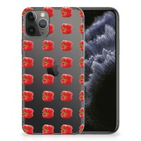 Apple iPhone 11 Pro Siliconen Case Paprika Red