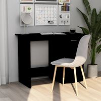 Bureau 100x50x76 cm spaanplaat zwart