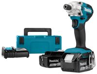 Makita DTD156RTJ Slagschroevendraaier 18V | inclusief 2x5.0Ah accu&apos;s, snellader, Mbox