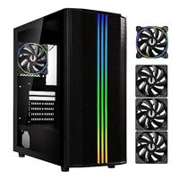 PC-behuizing zonder voeding - BITFENIX Saber Mesh (zwart) - Medium Tower - ATX-formaat