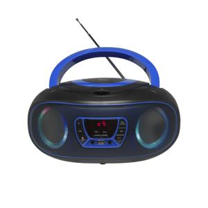 Denver TCL-212BT Radio/CD-speler VHF (FM) AUX, CD, USB, Bluetooth Sfeerverlichting Blauw