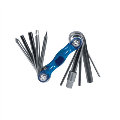 Dresco Fietsgereedschapset 11-delig blauw