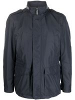 Herno concealed-hood jacket - Bleu