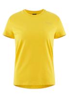 Klättermusen T-shirt Runa dames katoen geel