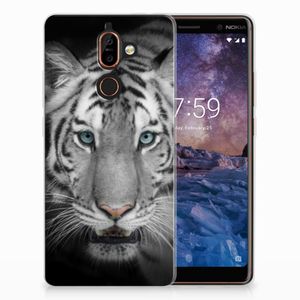 Nokia 7 Plus TPU Hoesje Tijger