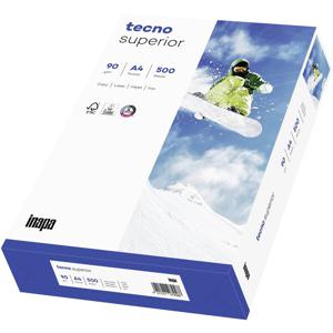 inapa-tecno tecno Superior 90g 210x297 R papier voor inkjetprinter A4 (210x297 mm) 500 vel Wit