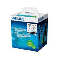 Philips Set van 2 schoonmaakcartridges met dubbelfiltersysteem