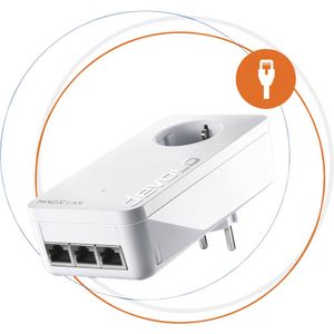 Devolo Magic 2 LAN triple Powerline uitbreidingsadapter 8507 NL Powerline 2400 MBit/s