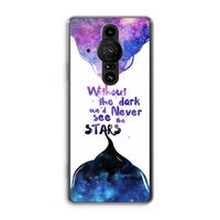 Stars quote: Sony Xperia Pro-I Transparant Hoesje - thumbnail