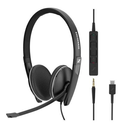 Sennheiser SC 165 Stereo Bedrade USB-C Office Headset Sennheiser SC 165 Stereo Bedrade USB-C Office Headset
