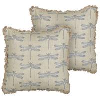 Beliani-CORNALES-Sierkussen set van 2-Beige-45 x 45 cm-Katoen - thumbnail