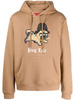 Mostly Heard Rarely Seen 8-Bit hoodie Pug Life - Marron