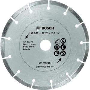 Bosch Accessoires Diamantdoorslijpschijf voor bouwmaterialen, 180 mm Ø - 2607019476