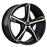 RONAL R62 Green Mat zwart gepolijst