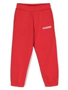 Jacquemus pantalon de jogging à logo imprimé - Rouge