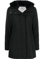 Woolrich parka à patch logo - Noir