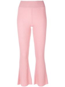 Cashmere In Love pantalon Candiss à design nervuré - Rose