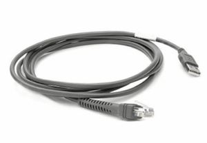 Zebra CBA-U21-S07ZBR seriële kabel Zwart 2,1 m USB EAS