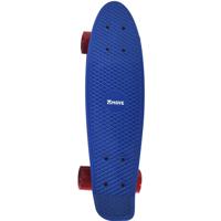 Move skateboard Old School Retro 57,5 cm aluminium blauw