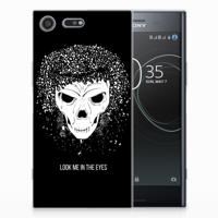 Silicone Back Case Sony Xperia XZ Premium Skull Hair