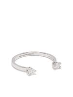 Delfina Delettrez bague Dots en or blanc 18ct à diamants - Argent