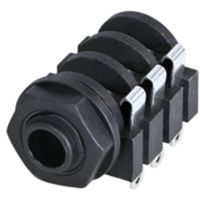 Rean AV NYS212 Jackplug 6.35 mm Bus Aantal polen: 3 1 stuk(s) - thumbnail