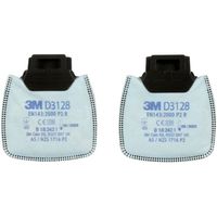 3M D3128 Partikelfilter 2 stuk(s)