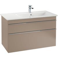 Villeroy & Boch Venticello Wastafel - 100x50cm - kom re. 1 kraangat - wit 4134R101 - thumbnail