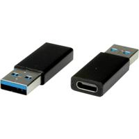 VALUE Adapter, USB 3.2 Gen 1, Type A - C, M/F USB Type A USB Type C Zwart - thumbnail