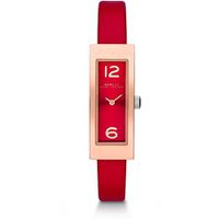 Horlogeband Marc by Marc Jacobs MBM1293 Leder Rood 10mm - thumbnail