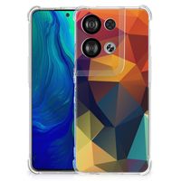 OPPO Reno8 Shockproof Case Polygon Color - thumbnail