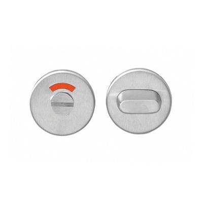 Intersteel Rozet met toilet-/badkamersluiting plat verdekt 53x5mm - RVS Intersteel Rozet met toilet-/badkamersluiting plat verdekt 53x5mm - RVS