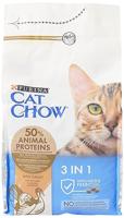 Purina Cat Chow Droogvoer voor volwassen katten, 3-in-1, rijk aan kalkoen, 1,5 kg