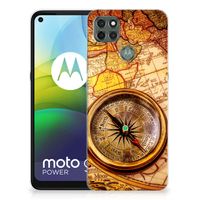 Motorola Moto G9 Power Siliconen Back Cover Kompas - thumbnail