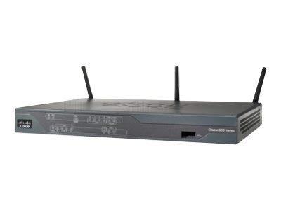 Cisco 886VA ISDN draadloze router (VDSL2, ADSL2+, 4-poort, 4-polig, 2x RJ45, USB)