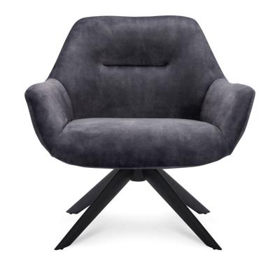 Fauteuil Vermont velvet Antraciet