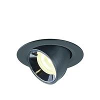 SLV NUMINOS GIMBLE XS Deckeneinbauleuchte, 4000K, 40°, schwarz/chrom (1005854)