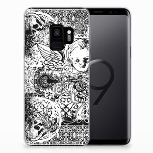 Silicone Back Case Samsung Galaxy S9 Skulls Angel