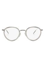 Oliver Peoples lunettes de vue TK-8 à monture ronde - Argent