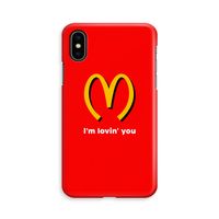 I'm lovin' you: iPhone Xs Volledig Geprint Hoesje - thumbnail