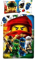 Lego Ninjago dekbedovertrek Ready 140 x 200 cm - Katoen - 70 x 90 cm - thumbnail