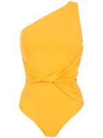 Brigitte maillot de bain à design à une épaule - Jaune - thumbnail