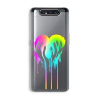 Hold My Heart: Samsung Galaxy A80 Transparant Hoesje