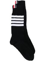 Thom Browne chaussettes à 4 bandes signature - Noir