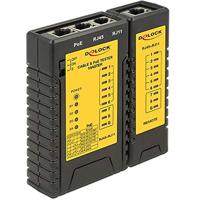 Link R10165 Tester voor Netwerk- en Poe-kabels, Zwart