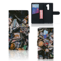 Xiaomi Note 8 Pro Telefoonhoesje met foto Badges