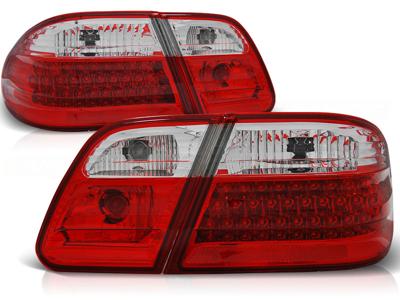 Tuning-Tec Achterlichten MERCEDES W210 95-03 02 ROOD HELDER LED