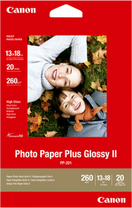 Canon PP-201 Glossy Plus Fotopapier 20 Vellen 13 x 18 cm