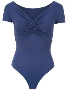 Amir Slama swimsuit with gathered details - Bleu