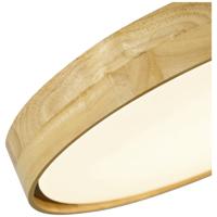 ECO-Light 9380 L WO PUINEN LED-plafondlamp LED 24 W Hout, Zwart